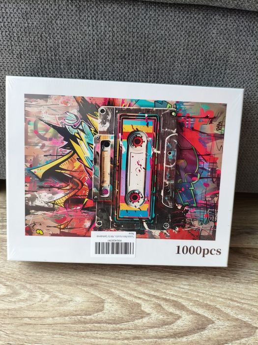 Tucocoo Puzzle 1000 piese pentru adulți – casete retro colorate