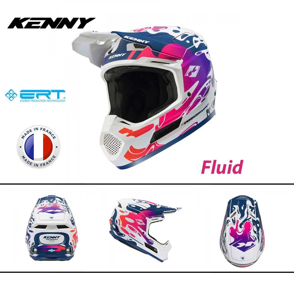 Кросова каска KENNY PERFORMANCE 2025, Full Face, Защита ERT - ФРАНЦИЯ