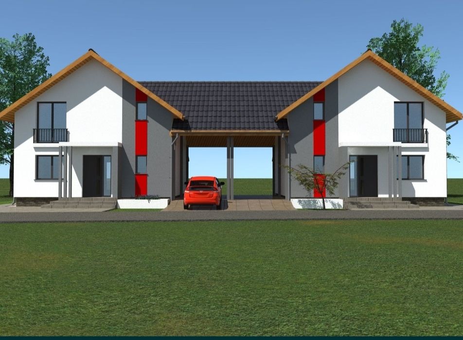 Casa duplex finisat