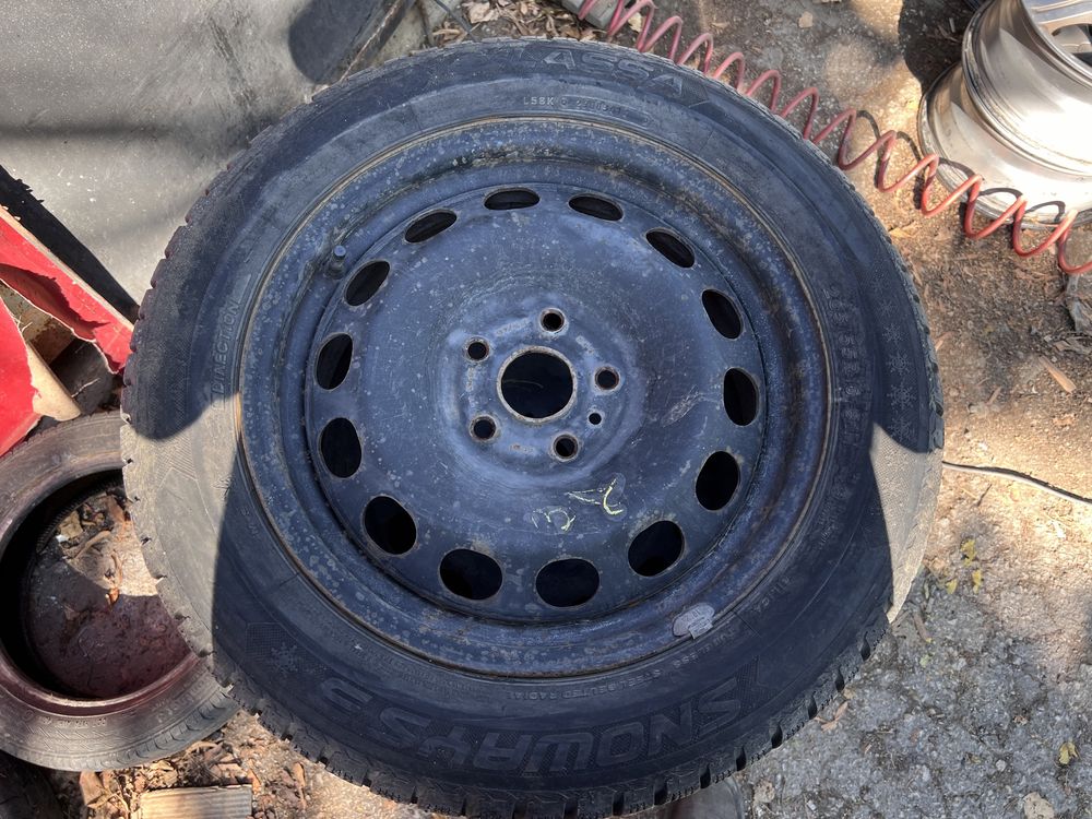 16” 5х112 Фолксваген, ауди и тн с зимни гуми 205/55/16 Lassa
