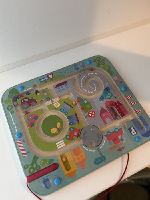 Haba labirint magnetic cu stilou Oraș