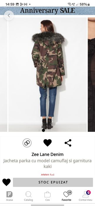 Geaca parka groasa masura S