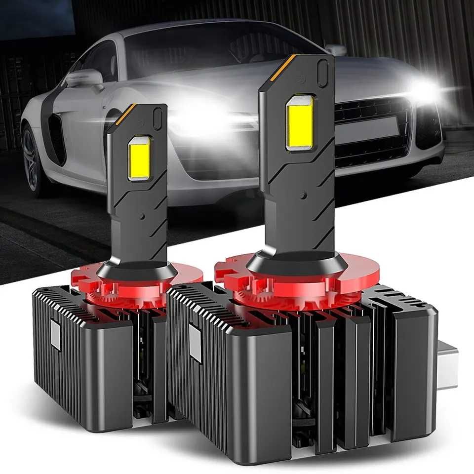 LED фарове, съвместими с оригиналните D3S/D1S/D2S лед крушки!