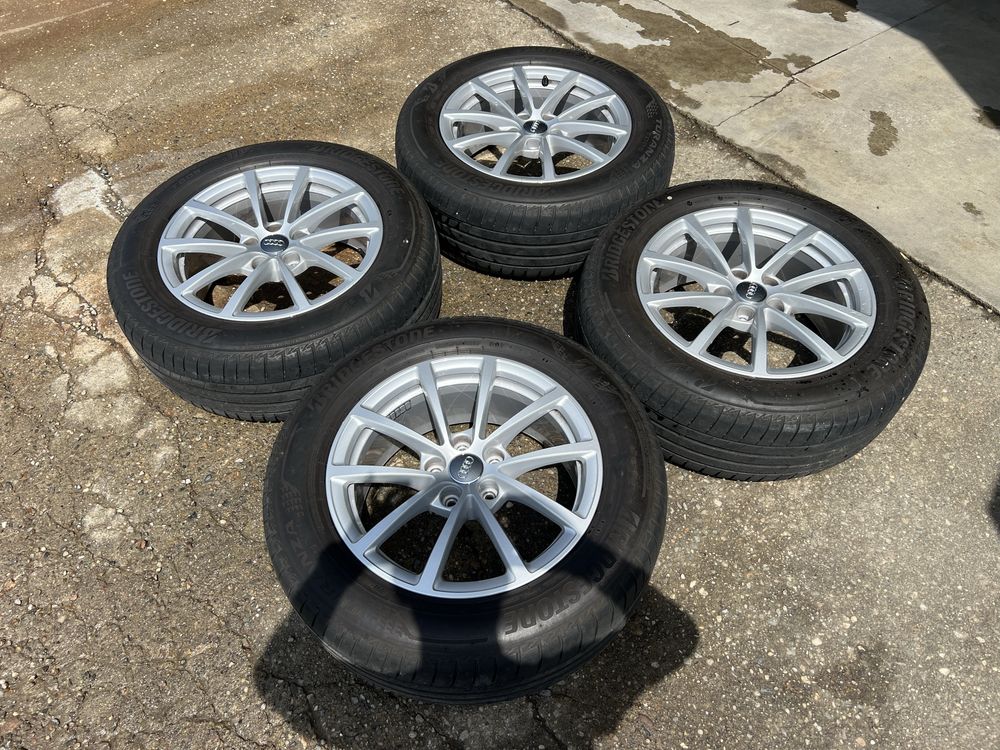 Set jante aliaj 5x112 Audi A6 C8 225/60/R17 anvelope vara 2020