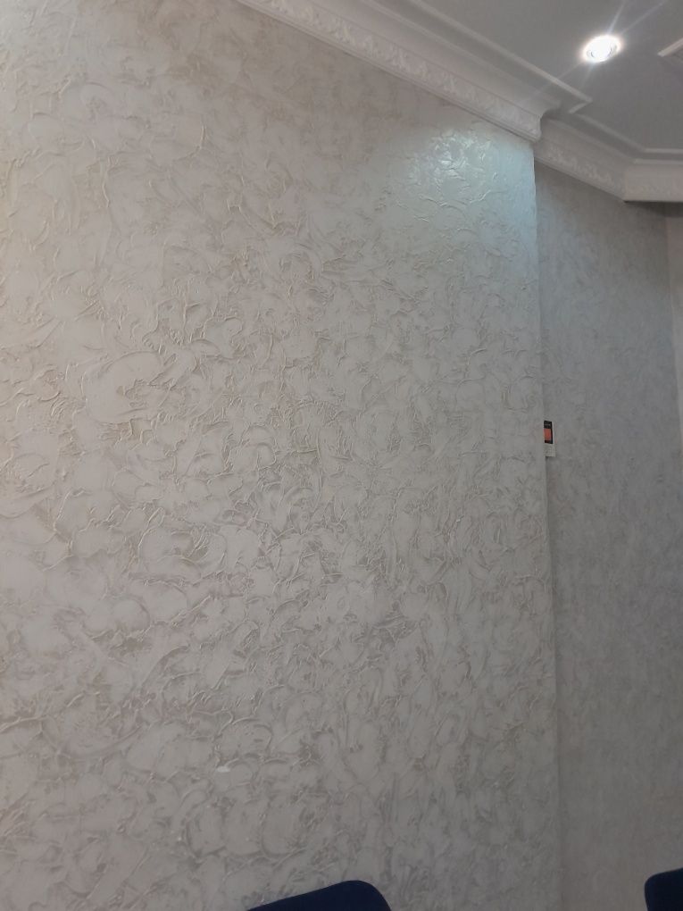 Покраска стен  побелка маляр