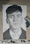 Tablou A4 "Tommy Shelby"