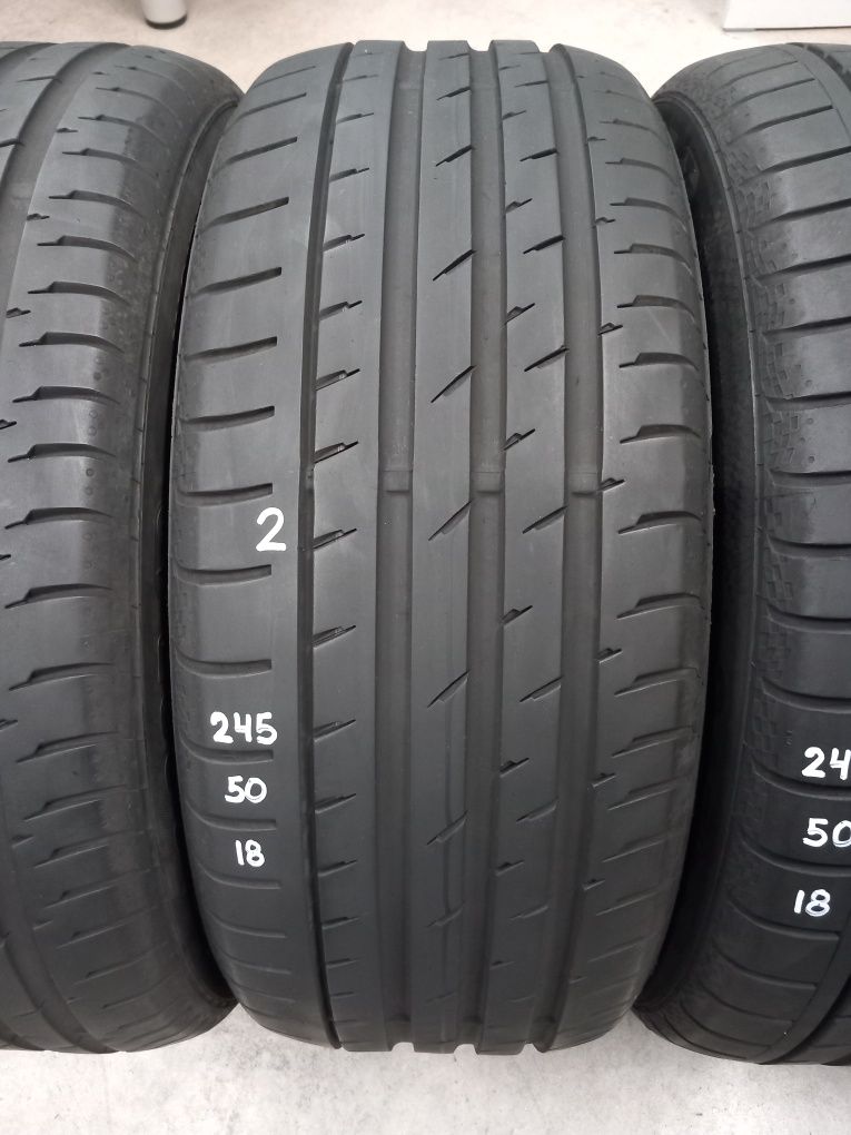 245/50R18 4бр.CONTINENTAL ContiSportContact3 SSR(RSC)Неразличи от НОВИ