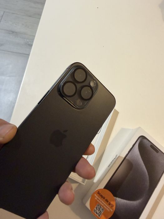 iPhone 15 Pro Max 256GB Black Titanium Stare foarte bună