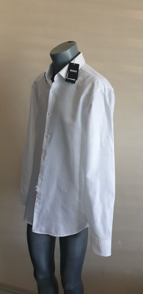 Hugo Boss Regular  Organic Cotton  - 43 / XL НОВО ОРИГИНАЛ Мъжка Риза