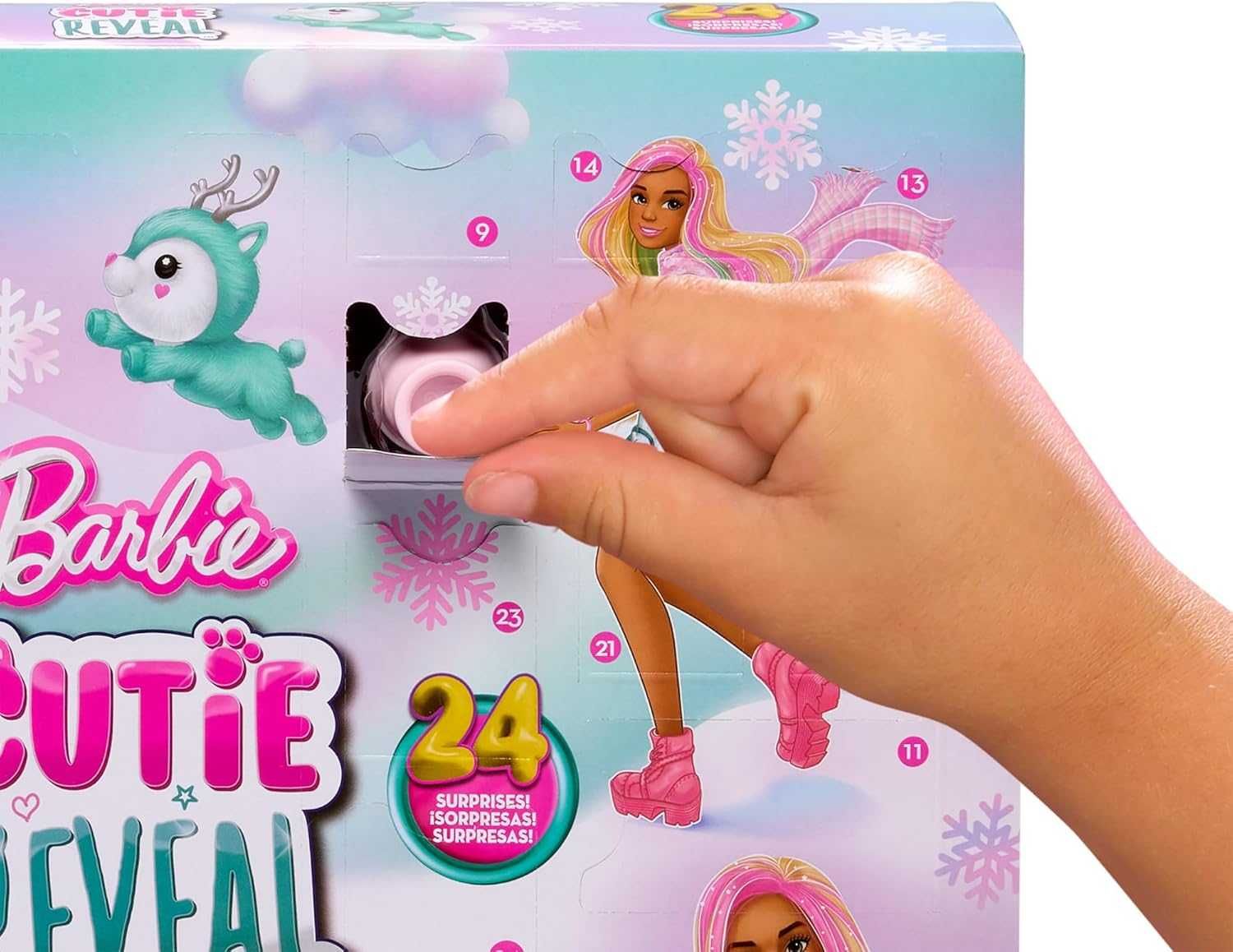 Barbie Cutie Reveal Барби Кукла Супер изненада Коледен календар адвент