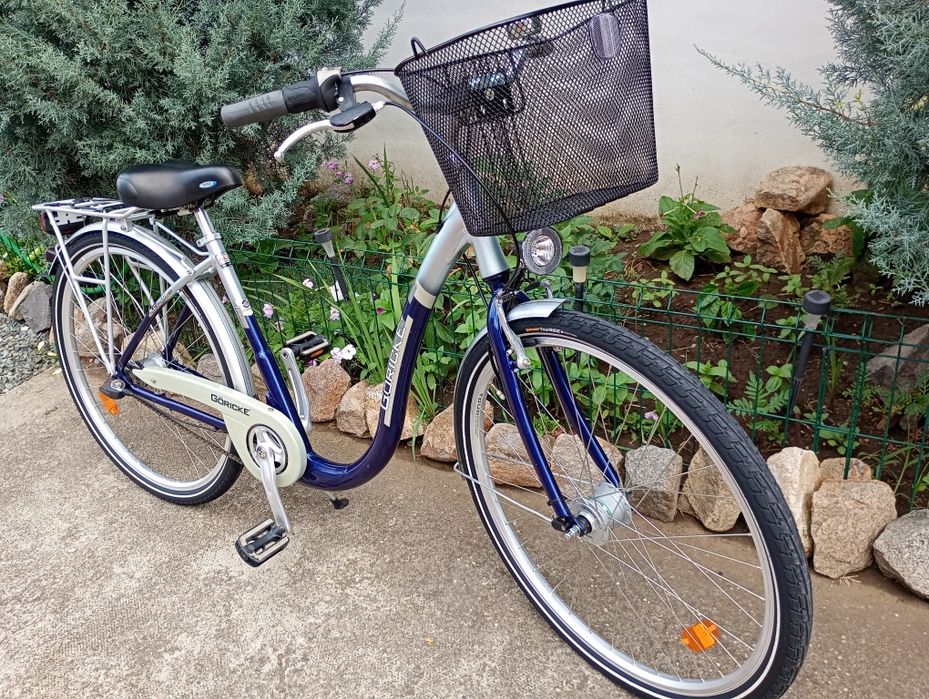 Bicicletă damă GORICKE,roti 28,cu 7 vit Sram,frână picior !