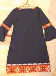 Rochie comoda bleumarin