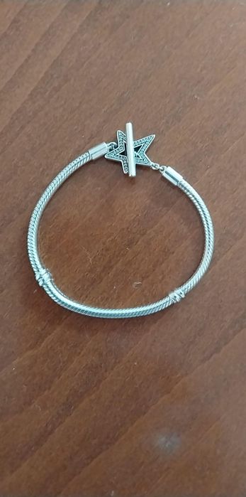 Оригинална мека гривна Пандора"Звезден миг"