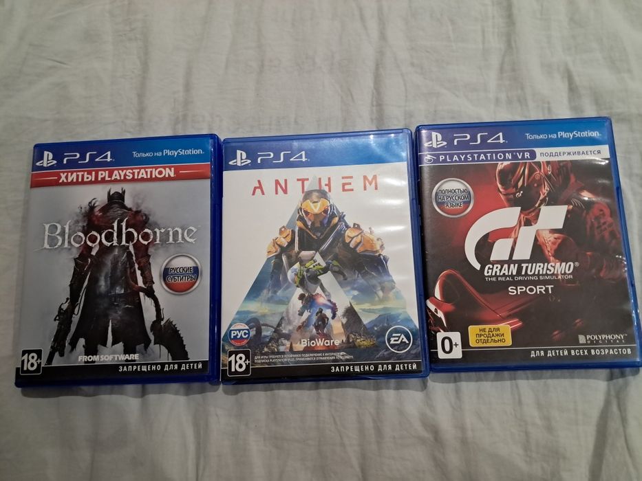 Игры PS4. Bloodborn, Anthem, Grant turismo