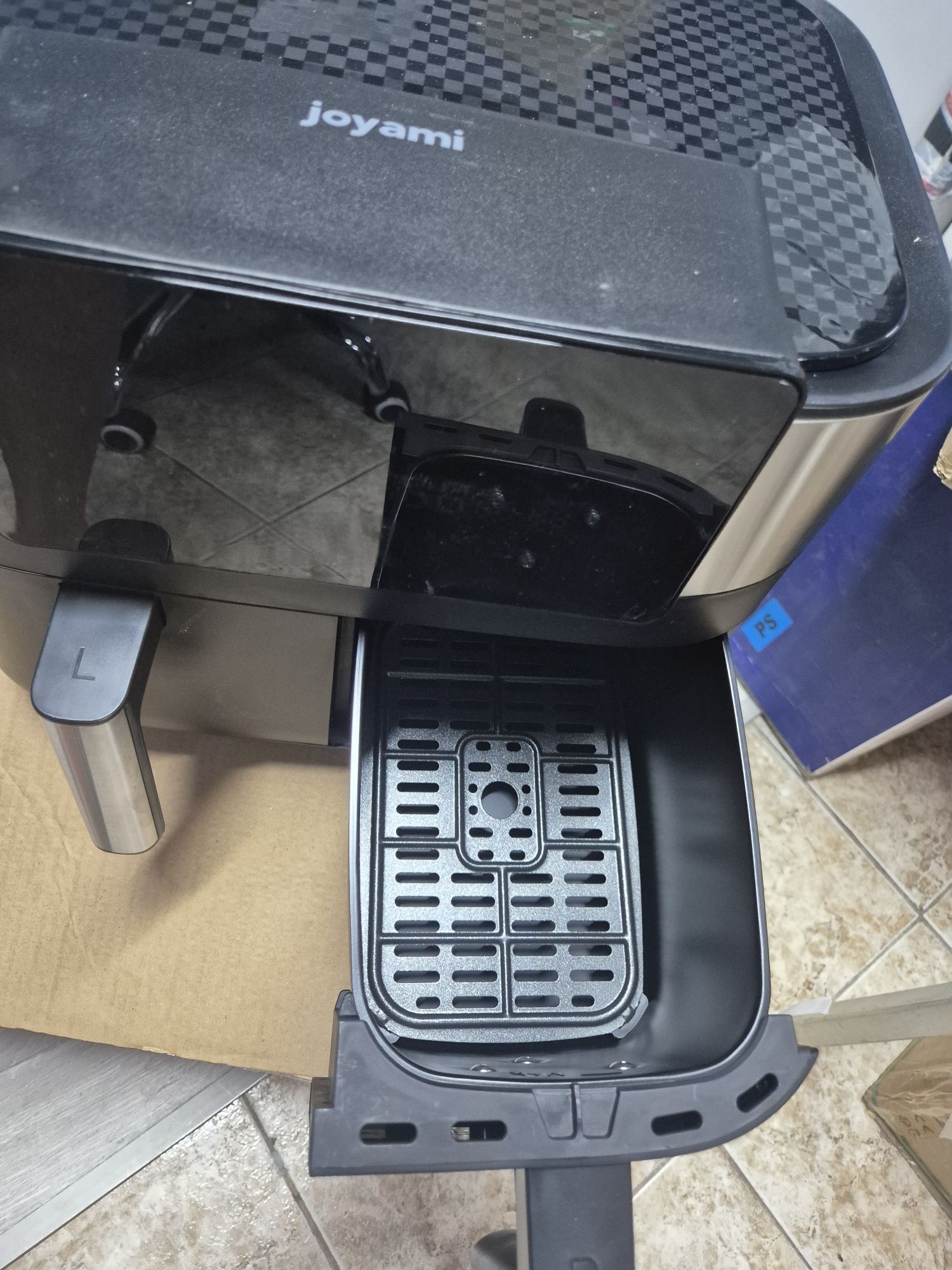 Двоен AirFryer, JOYAMI,  с 2 отделения, и голям капацитет 7,6 л, фун