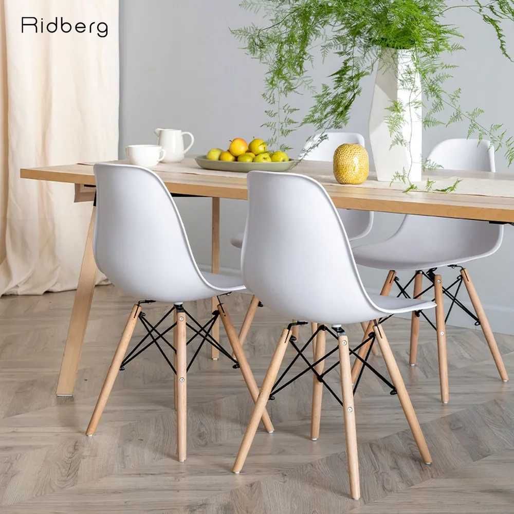 Стулья на кухню 2 шт обеденные Ridberg EAMES белые
