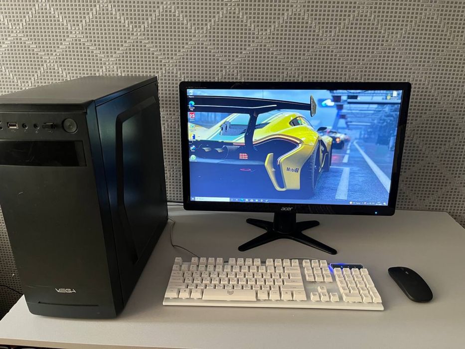 Игровой компьютер с монитором 23’ /RX 580 8GB/i5/16гб/1Тб/SSD