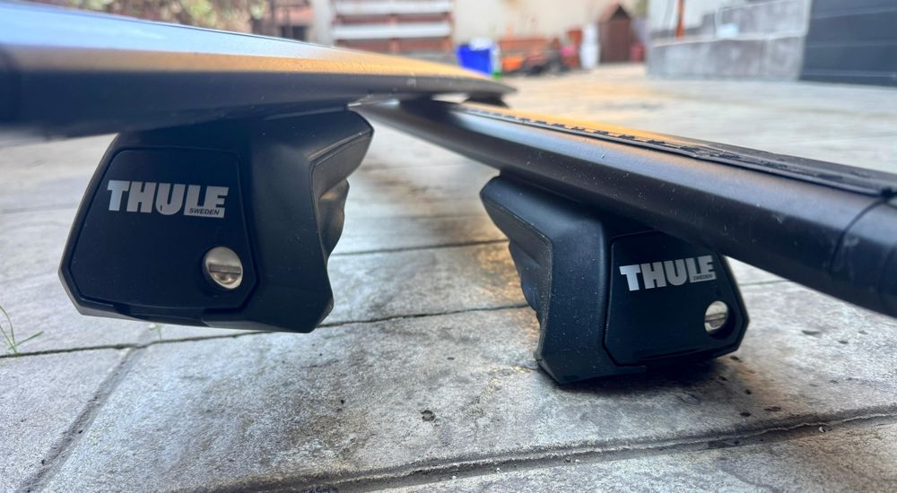 Bare transversale Thule WINGBAR EVO 2 Black + kit prinderi EVO RAISED