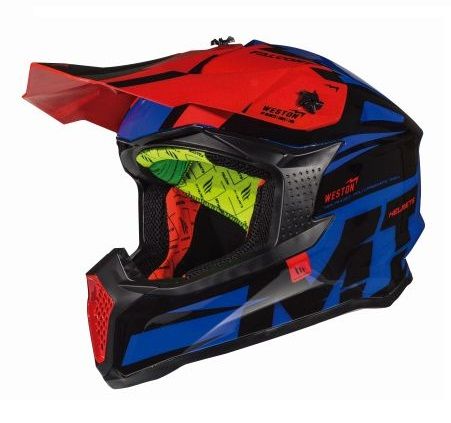 Casca Off Road Motociclete MT Falcon WestonAlbastra Marime S 55-56 cm