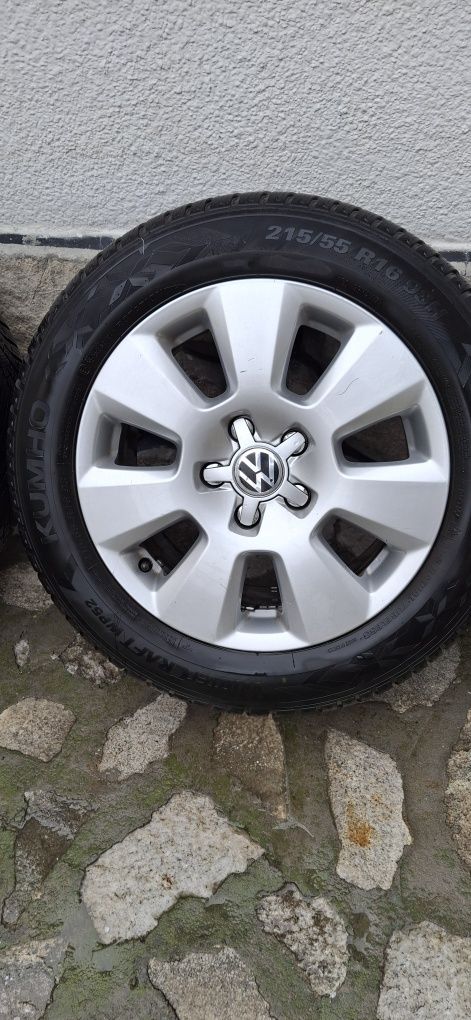 Лети джанти със зимни гуми 215/55/16 VW, Audi, Skoda, Seat; 5x112