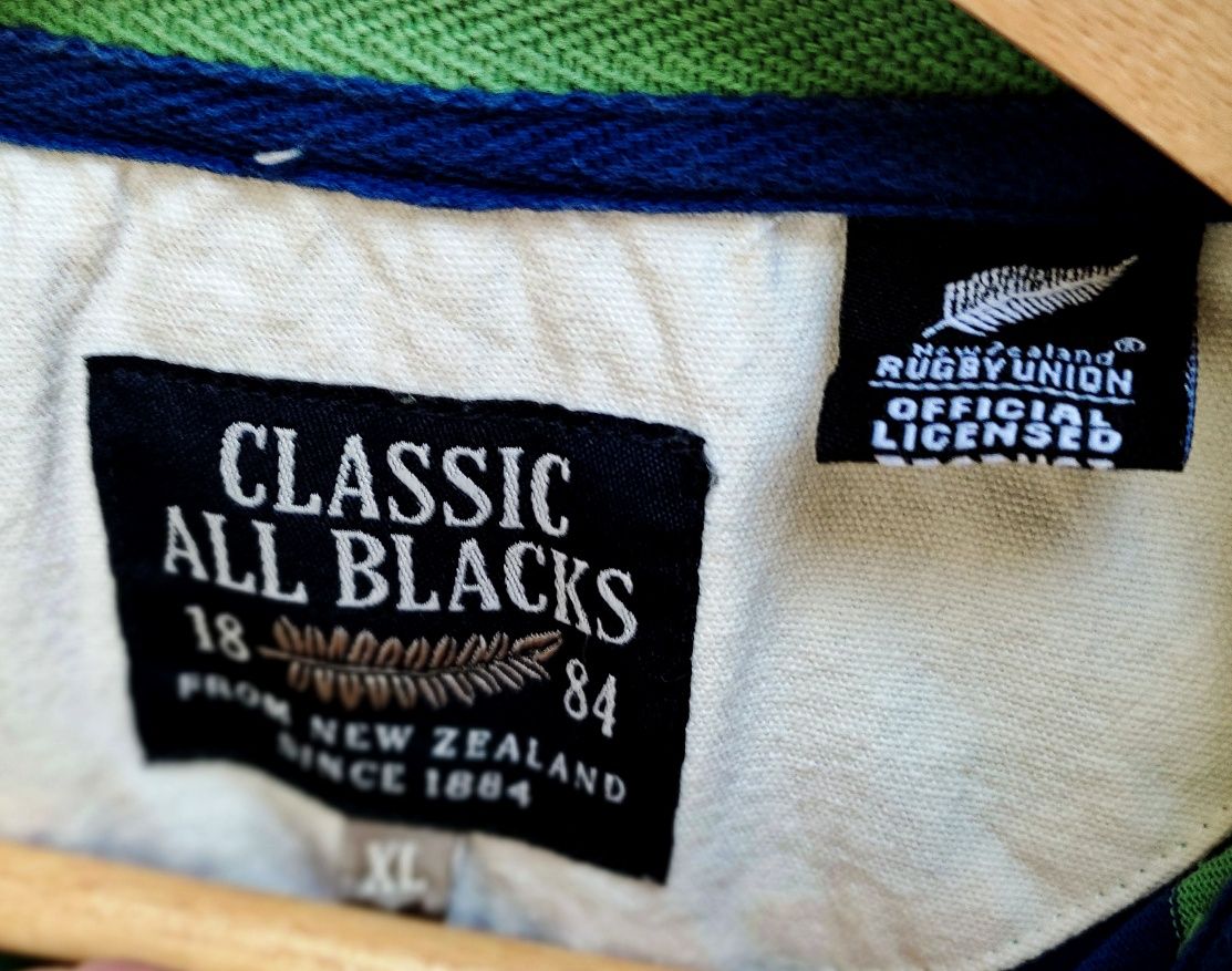 Tricou polo de colecție rugby  All Blacks /New Zealand