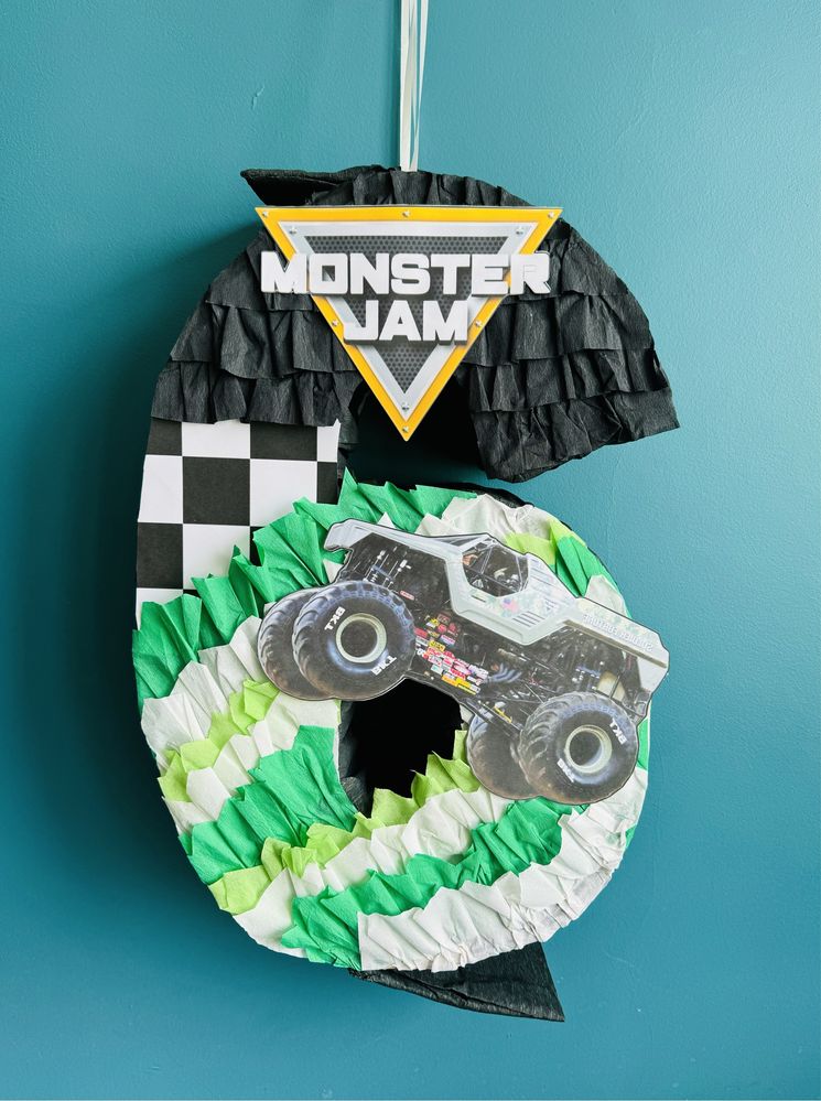 Hot wheels monster trucks monster jam пинята