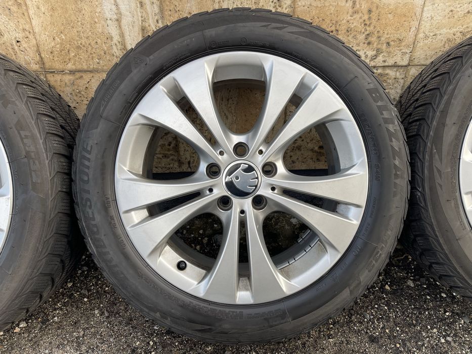 Jante Roti 17 Skoda Octavia 2 3 4 Scout Anvelope iarna 225 50 R17 M+S