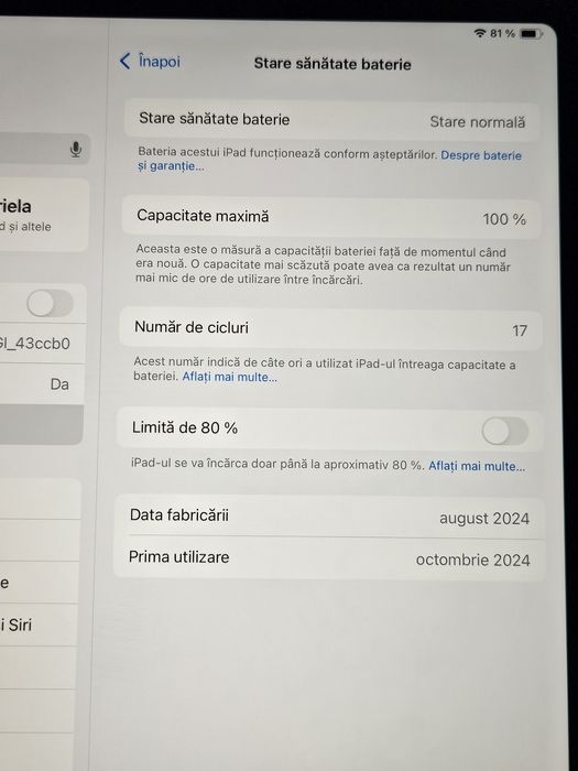 Vând ipad air 11 M2
