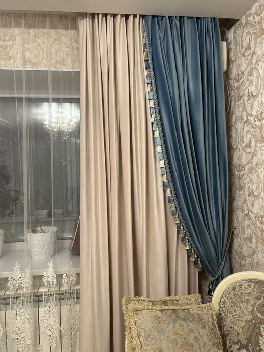 Продам шторы ( в подарок тюль)