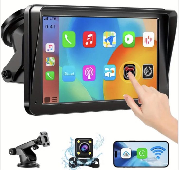 Чисто Нова Мултимедия За Кола с Carplay Универсална За Всяка Кола