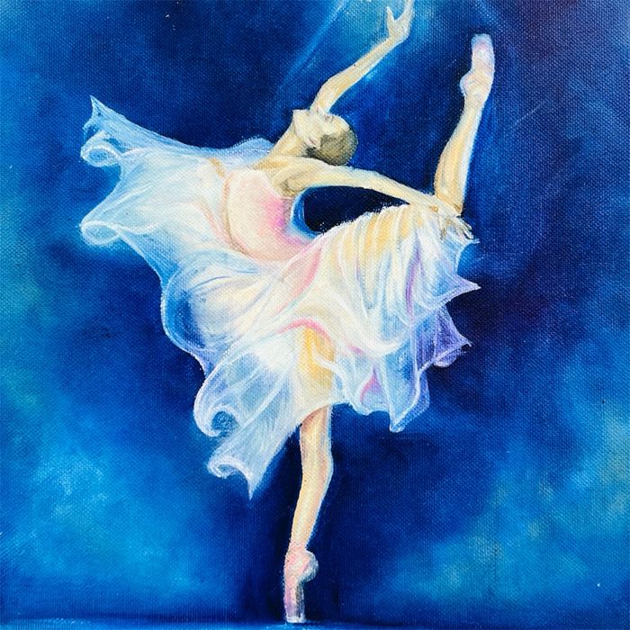 Картина Балерина български художник