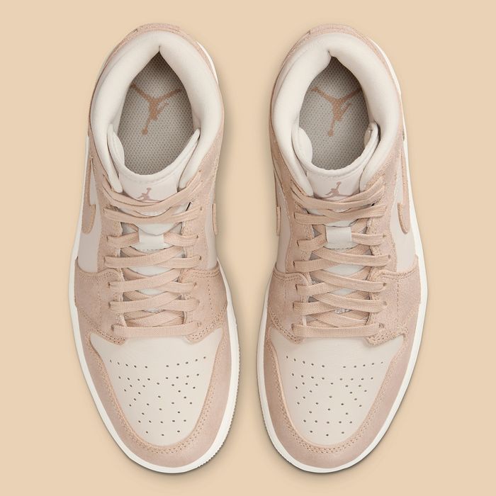 Jordan 1 mid " light tan" 44 originali noi