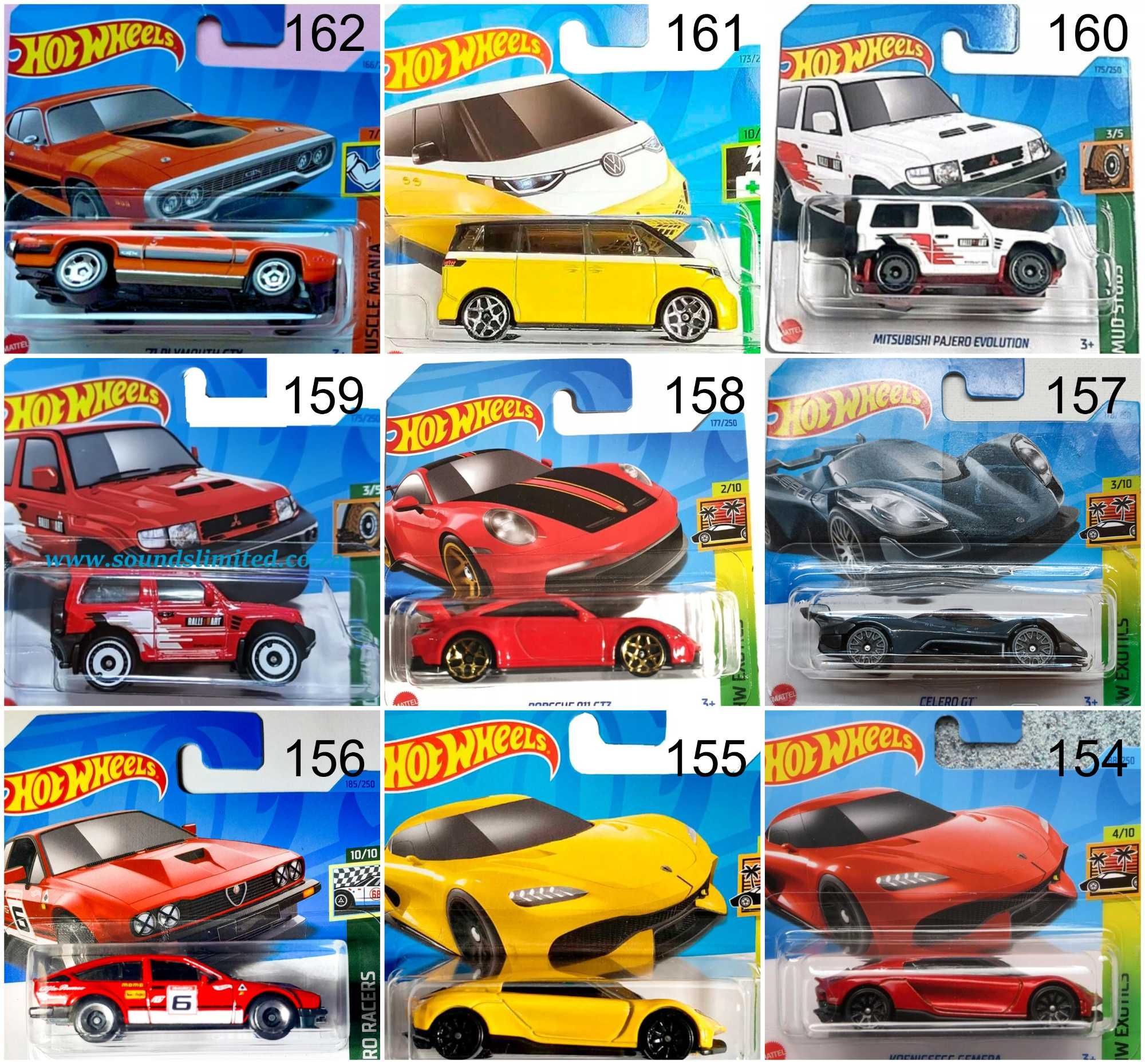Метални колички Hot Wheels Хот Уиилс в мащаб 1:64 От различни години 1