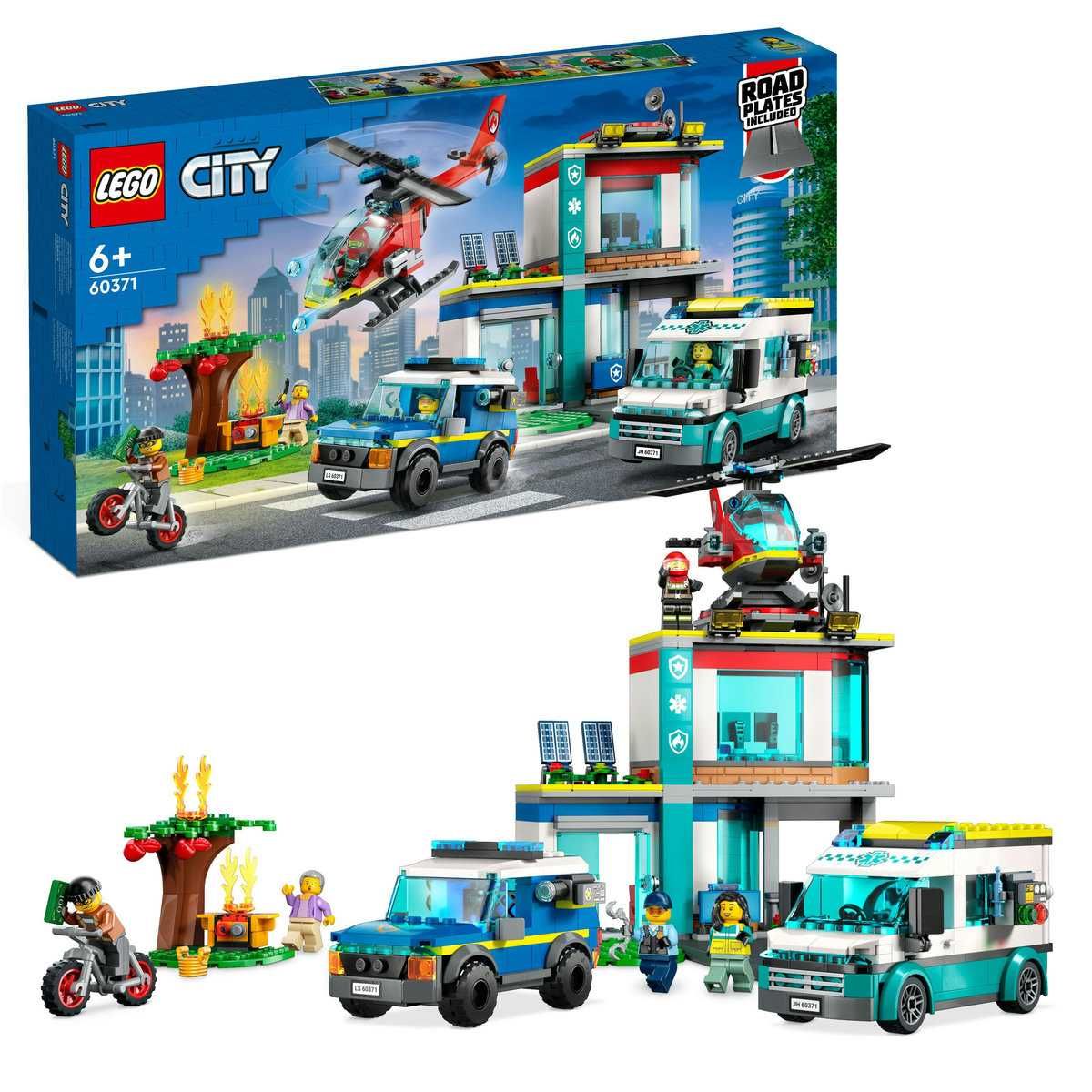 Vand LEGO City - Centru pentru vehicule de urgenta 60371 Nou