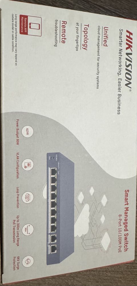 Switch 8 port Hikvision
