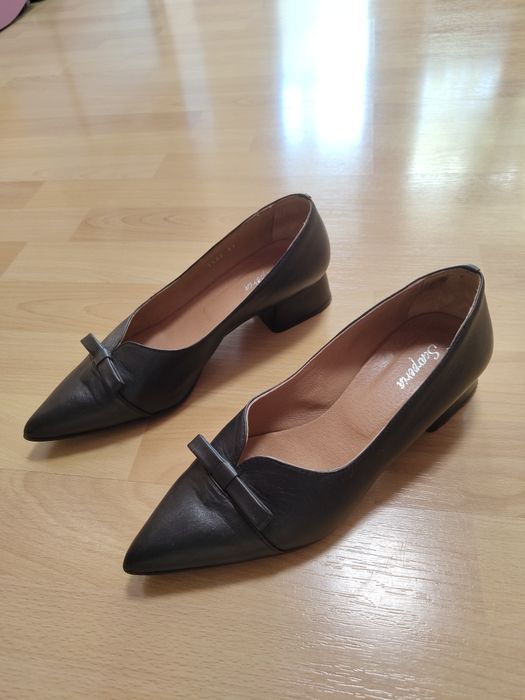 Черно дамкси обувки Scarperia