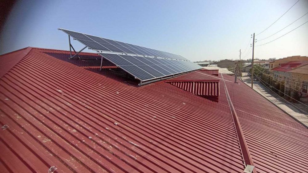 Quyosh panel podkluch ustanovka - установка солнечных панелей