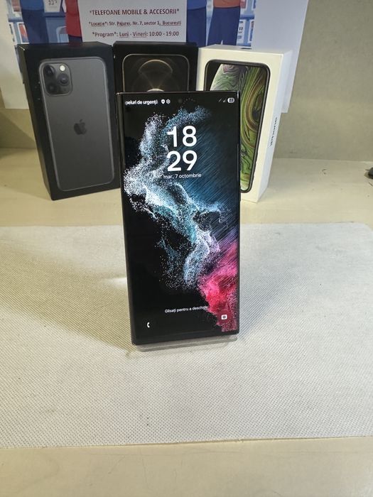 Samsung s22 ultra / 128 gb / Garantie / folie sticla cadou