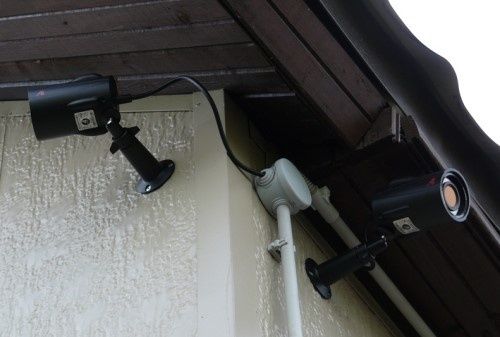 Установка видеокамера