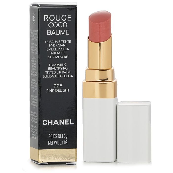 Fenty skin маска за устни и Chanel rouge coco baume 928