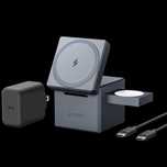 Incarcator wireless Anker 3-in-1 Cube MagSafe, 15W, Fast Charging
