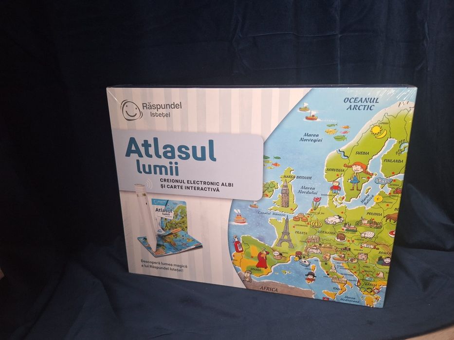 SIGILAT Răspundel Istețel 2.0 + carte Atlasul Lumii