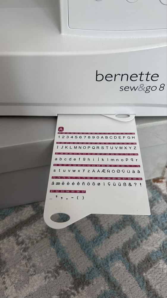bernette sew&go 8