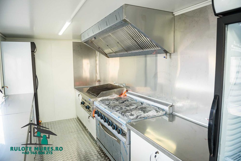 Rulote comerciale 6m ,FAST FOOD, STREET FOOD, FOOD TRUCK !!