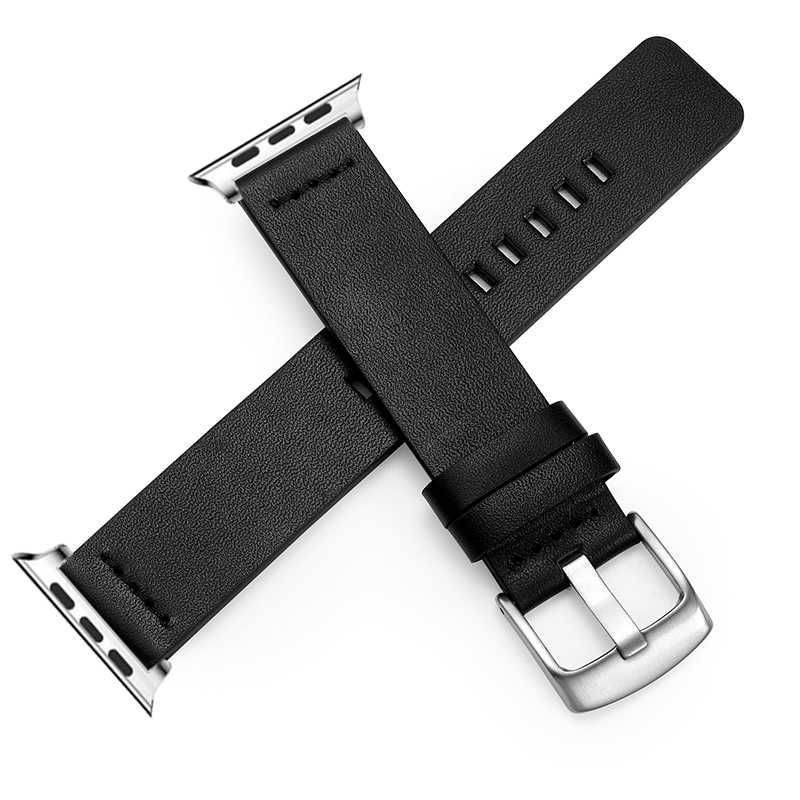 Кожена каишка верижка Apple Watch 7/8/9/10/SE 38/40/41/42/44/45/46