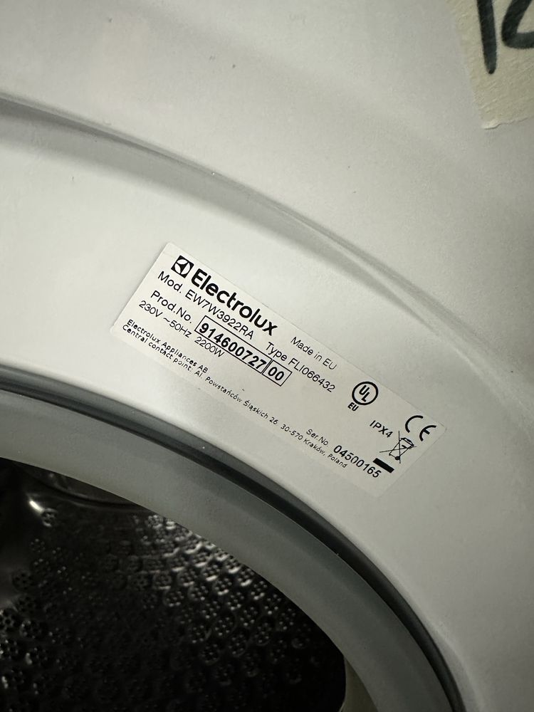 Masina de spalat rufe cu uscator Electrolux EW7W3922RA