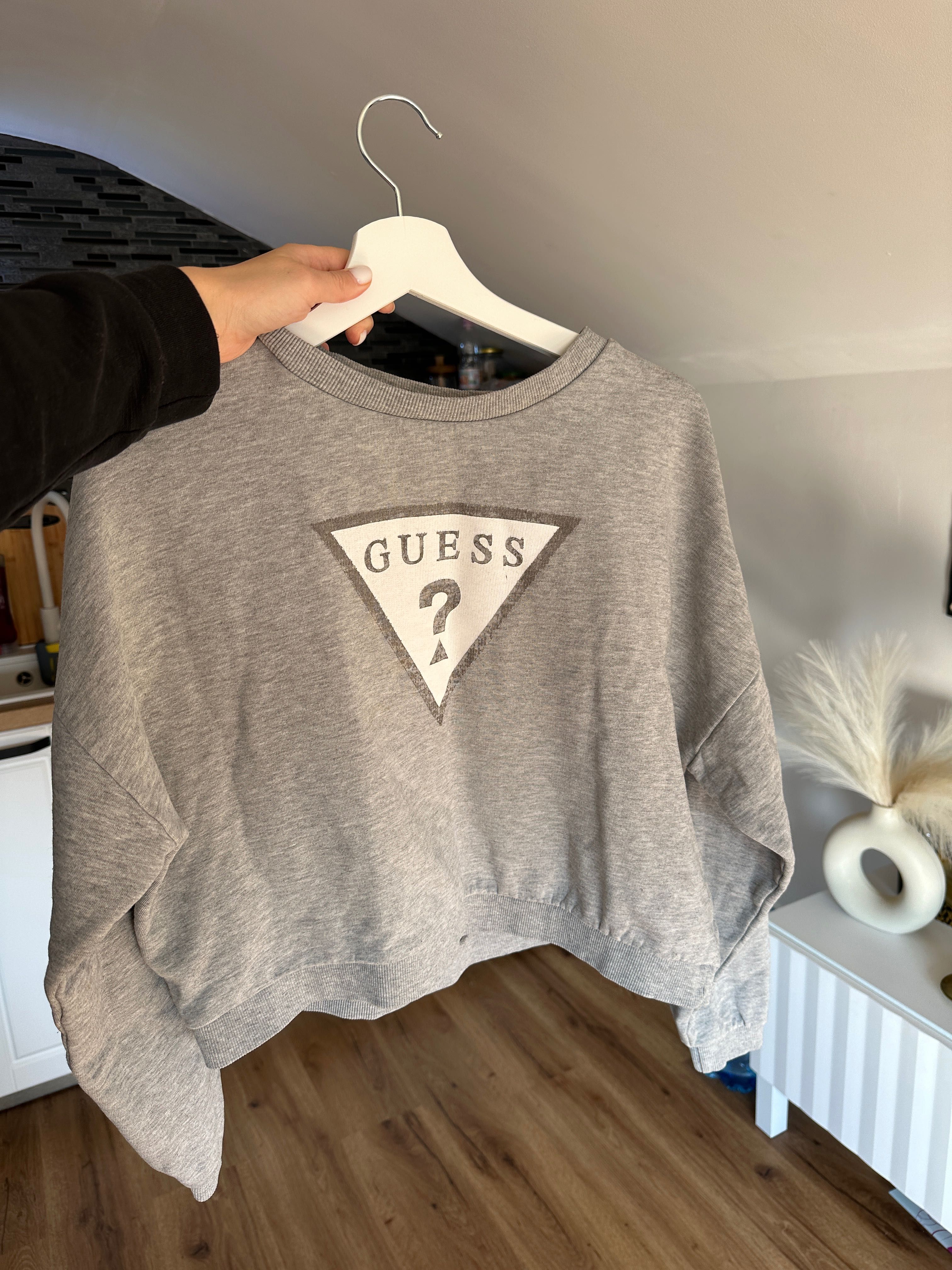 Guess сив суичър
