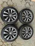 Jante 5x112mm, anvelope iarna 245/45 R18, VW Passat Alltrack, Arteon