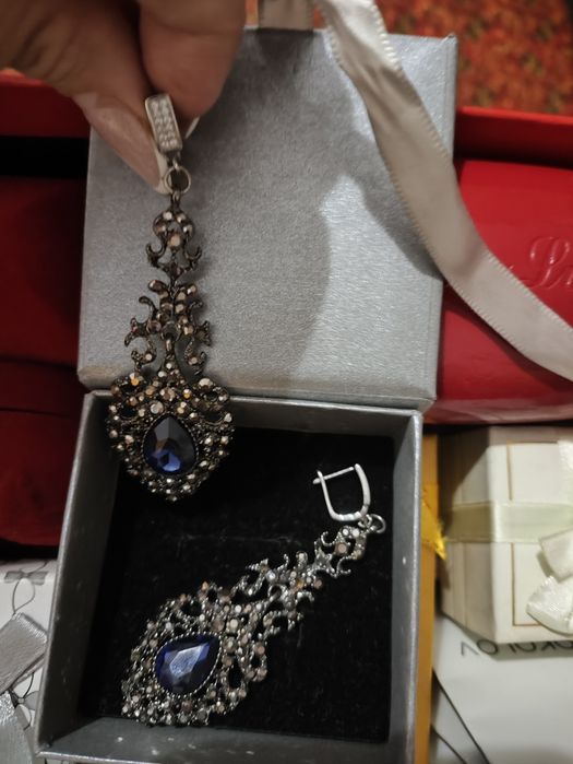 Сережки для вечернего платья