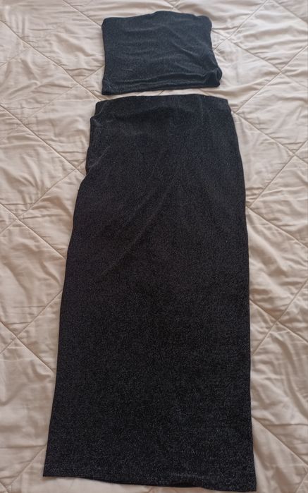 Блестящ комплект топ и пола М размер, New Yorker, Спиди/лично предаван